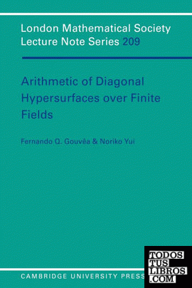 Arithmetic of Diagonal Hypersurfaces Over Finite Fields