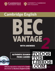 Cambridge BEC Vantage 2 Self Study Pack