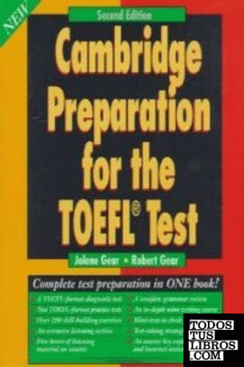 CAMBRIDGE PREPARATION FOR THE TOEFL TEST.(INCLUYE CASSETTES (4))