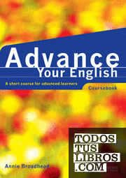 Advance your English Coursebook
