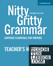 Nitty Gritty Grammar Teacher's Manual 2nd Edition