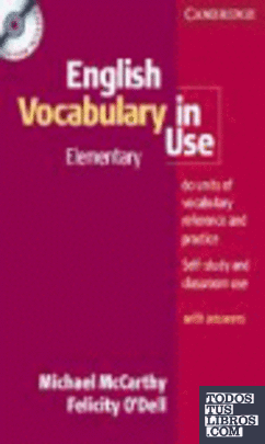 ENGLISH VOCABULARY IN USE ELEMENTARY CON CD