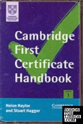 CAMBRIDGE FIRST CERTIFICATE  HANDBOOK  . CASSETTE  ( 2)