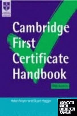 Cambridge First Certificate Handbook Self-Study Pack