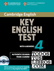 Cambridge Key English Test 4 Self Study Pack