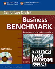 Business Benchmark Pre-Intermediate to Intermediate Student's Book with CD ROM BULATS Edition