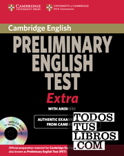Cambridge Preliminary English Test Extra Student's Book with Answers and CD-ROM