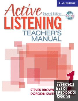 Active Listening 1 Teacher's Manual with Audio CD 2nd Edition