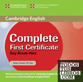 Complete First Certificate Class Audio CD Set