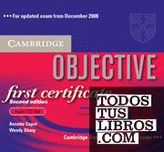 Objective First Certificate Audio CD Set (3 CDs) 2nd Edition