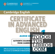 Cambridge Certificate in Advanced English 1 for updated exam Audio CDs (2)