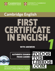 Cambridge First Certificate in English 1 for Updated Exam Self-study Pack