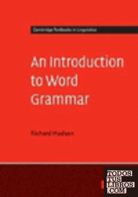 AN INTRODUCTION TO WORD GRAMMAR PAPERBACK