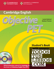 Objective PET Self-study Pack (Student's Book with answers with CD-ROM and Audio CDs(3)) 2nd Edition