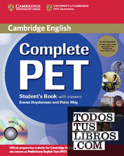 Complete PET Student's Book Pack (Student's Book with answers with CD-ROM and Audio CDs (2))