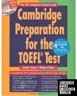 CAMBRIDGE PREPARATION FOR THE TOEFL TEST 4 AUDIO CDS  *** CAMBRIDGE **