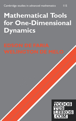 MATHEMATICAL TOOLS FOR ONE-DIMENSIONAL DYNAMICS HARDBACK