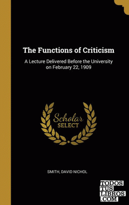 The Functions of Criticism