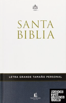 BIBLIA LETRA GRANDE TAMANO PERSONAL: RVR 1960 REINA VALERA 1960