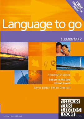 LANGUAGE TO GO ELEMENTARY STUDENTS BOOK