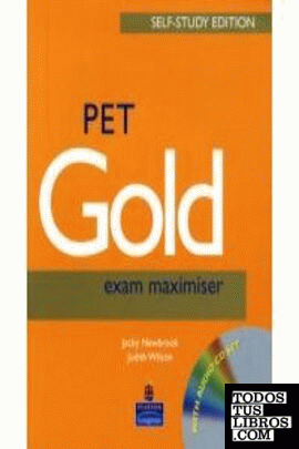 PET GOLD EXAM MAXIMISER KEY + CD N/ED