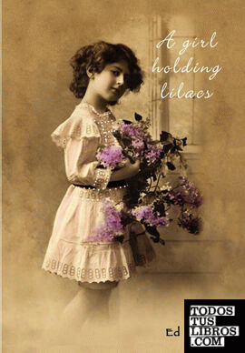 A Girl Holding Lilacs