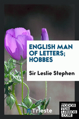 English man of letters; Hobbes