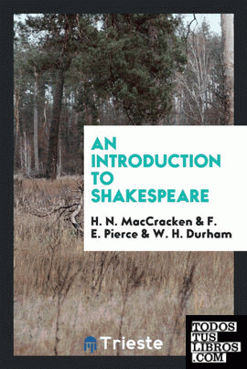 An introduction to Shakespeare
