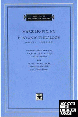 Platonic Theology Volume 3 Books IX:XI (S)