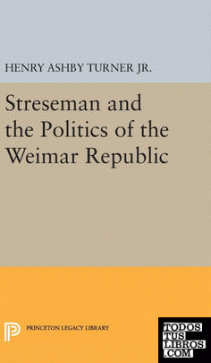 Streseman and Politics of Weimar Republic