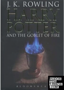 4. HARRY POTTER AND THE GOBLET OF FIRE (ADULTO) HARDBACK