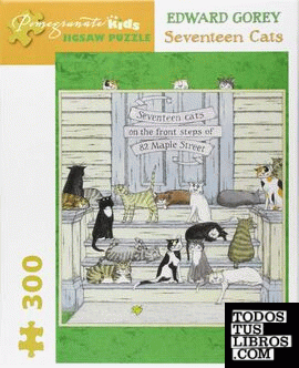 Edward Gorey - Seventeen Cats - Puzzle 300 piezas
