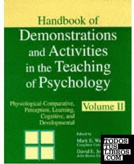 Handbook Of Demonstrations And Activities In The Teaching Of Psychology