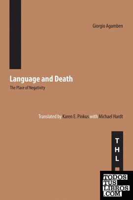 LANGUAGE AND DEATH: THE PLACE OF NEGATIVITY