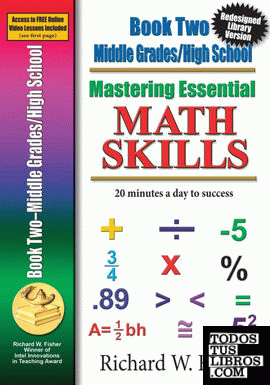 Mastering Essential Math Skills, Book 2, Middle Grades/High School