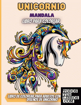 Unicornio Mandala Libro Para Colorear