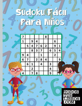 letra Emular Aprobación Sudoku Fácil Para Niños de Harlow Welch 978-1-00-685733-1