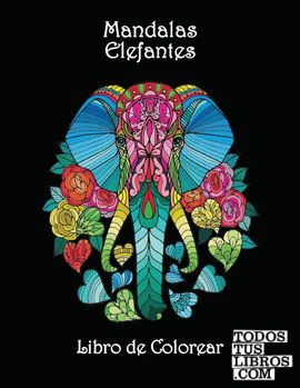 Mandalas Elefantes - Libro de Colorear