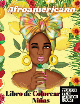 Afroamericano Libro de Colorear para Niñas