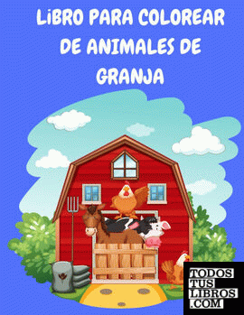 Libro para colorear de animales de granja