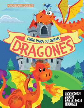 Dragones Libro para colorear