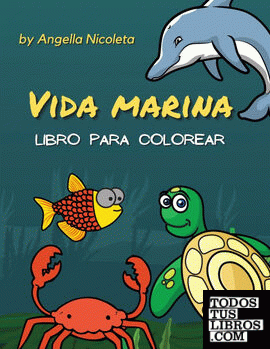 Vida marina Libro para colorear