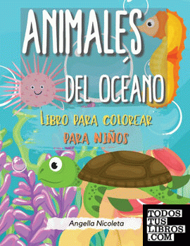 Animales del océano Libro para colorear para niños
