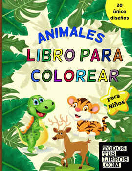 Animales Libro Para Colorear Para Niños de Vanessa Smith 978-1-00-892867-1