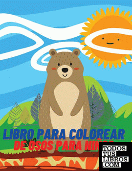 Libro para colorear de osos para niños