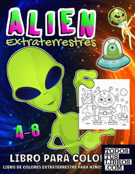 Extraterrestres Libro Para Colorear