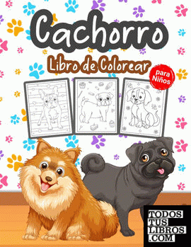 Cachorro Libro de Colorear para Niños