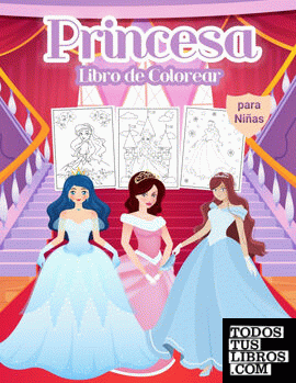 Princesa Libro de Colorear para niñas