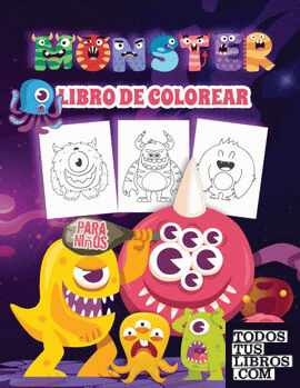 Monster Libro de Colorear para Niños