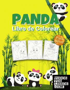 Panda Libro de Colorear para Niños